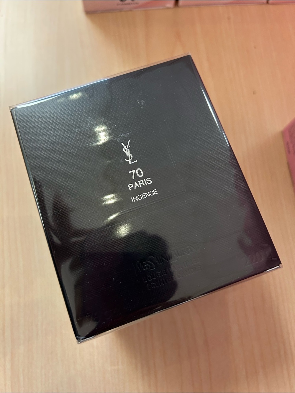 Yves Saint Laurent 70 Paris Incense Black Boxed luxury candle sealed